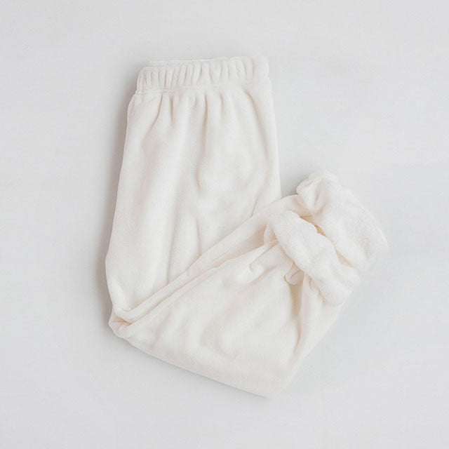 Ensemble pyjama femme chaud et confortable en flanelle
