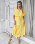 Robe d'été légère à motifs imprimé