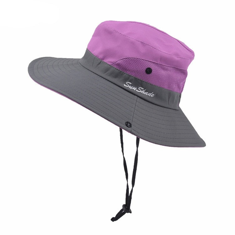 Chapeau anti-UV femme