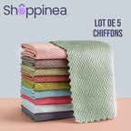 5 Chiffons MAGIQUES en microfibre