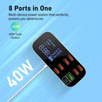 Station de charge rapide USB (8 ports)