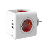 Multiprise cube 4 prises + 3 ports USB