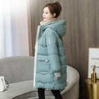 MAYA - Parka longue à capuche matelassée