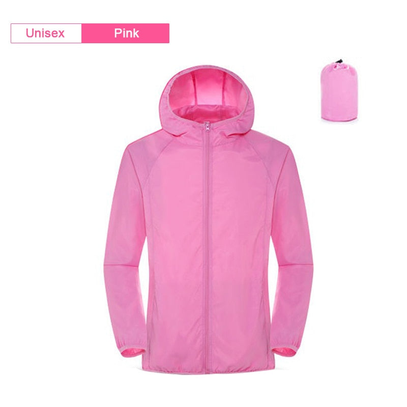 Coupe-vent imperméable léger unisexe