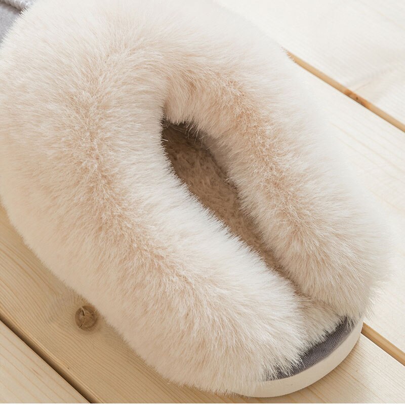 Alex - Chaussons en fausse fourrure