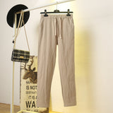 Pantalon léger et confortable en coton et lin - Femme