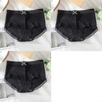 3x Culottes anti-bactériennes en coton pour femme