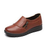 Mocassins à zip pour femme -  facile à enfiler