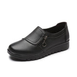 Mocassins à zip pour femme -  facile à enfiler