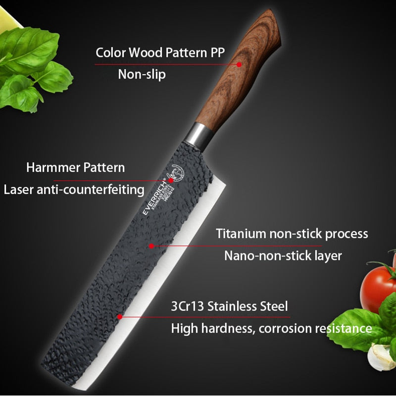 Set de Couteaux japonais <br>en acier inoxydable