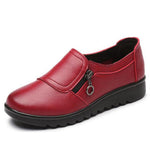 Mocassins à zip pour femme -  facile à enfiler