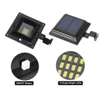 Lot de 2 lampes solaires LED pour gouttière