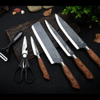 Set de Couteaux japonais <br>en acier inoxydable