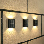 Lot de 2 applique murale LED solaire