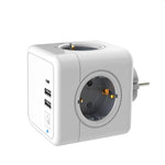 Multiprise cube 4 prises + 3 ports USB