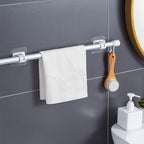 Lot de 6 Supports de tringle ajustable sans clous - Auto-adhésif