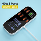 Station de charge rapide USB (8 ports)