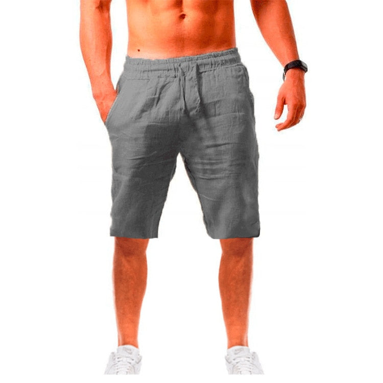 NATHAN - Short en lin respirant pour homme
