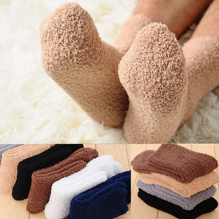 Lot de 3 chaussettes molletonnées et douces pour femme