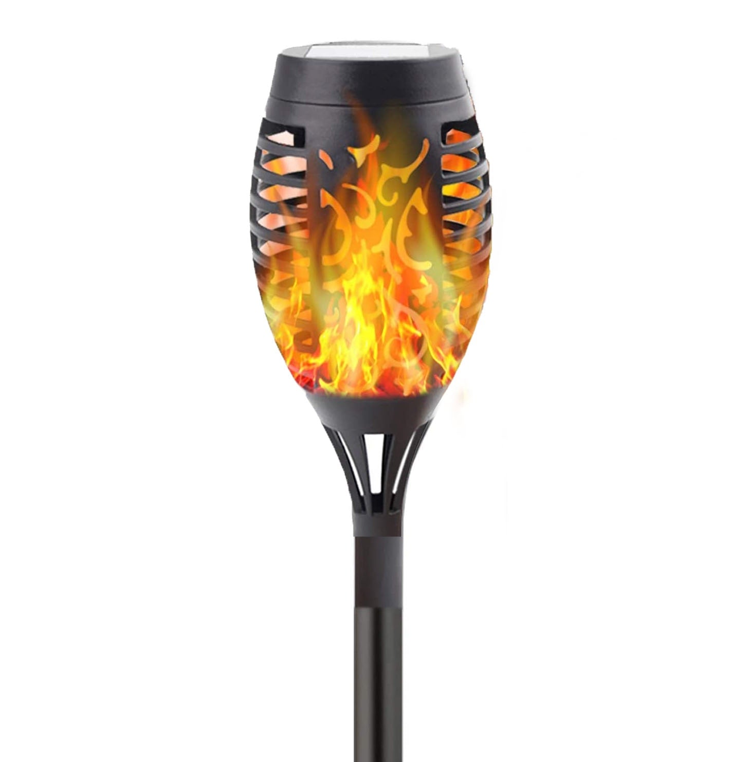 Torche de jardin solaire