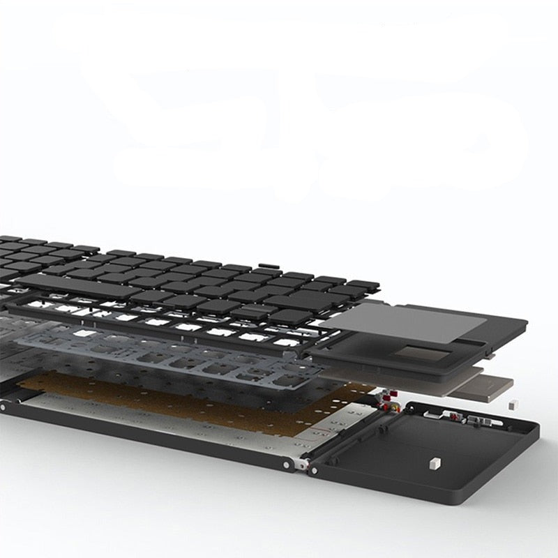 Clavier + pavé tactile 2en1 pliable