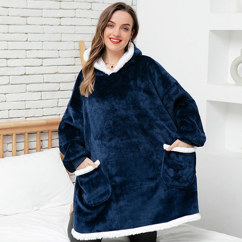 Sweat plaid ultra doux