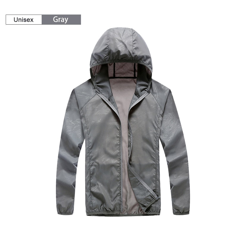Coupe-vent imperméable léger unisexe