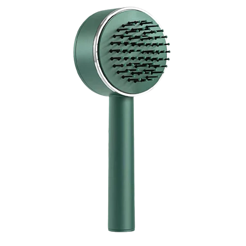 Brosse à cheveux auto nettoyante