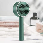 Brosse à cheveux auto nettoyante
