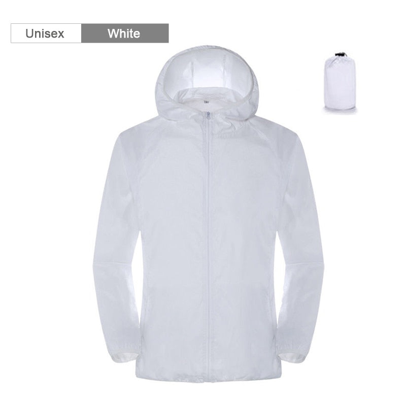 Coupe-vent imperméable léger unisexe