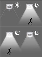 Lot de 2 lampes solaires LED pour gouttière