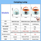 Lampe solaire LED avec télécommande