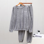Ensemble pyjama femme chaud et confortable en flanelle