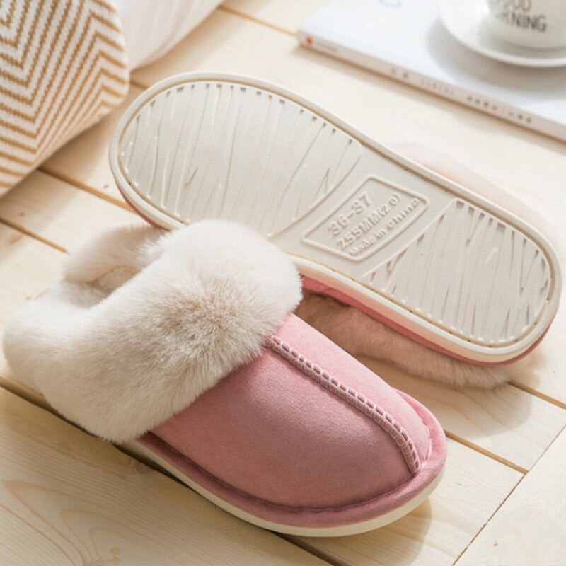 Alex - Chaussons en fausse fourrure