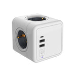 Multiprise cube 4 prises + 3 ports USB