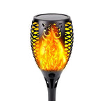 Torche de jardin solaire