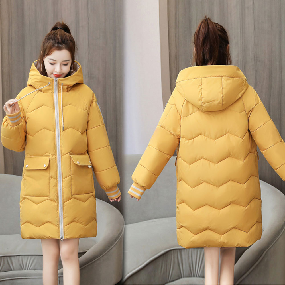 MAYA - Parka longue à capuche matelassée