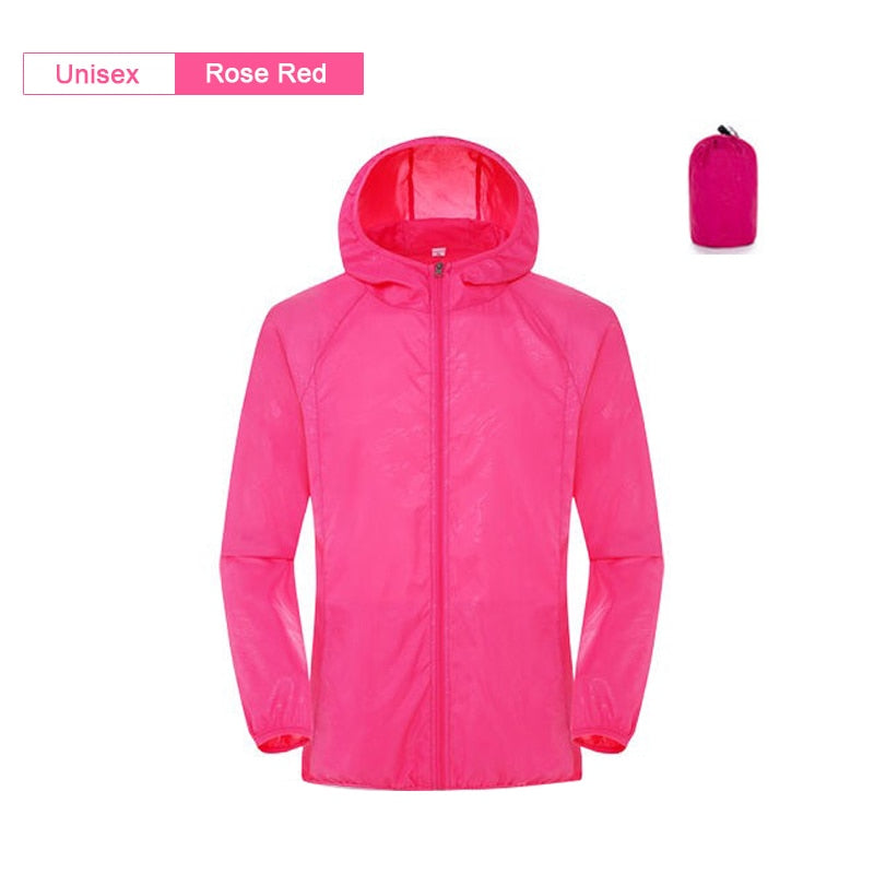 Coupe-vent imperméable léger unisexe