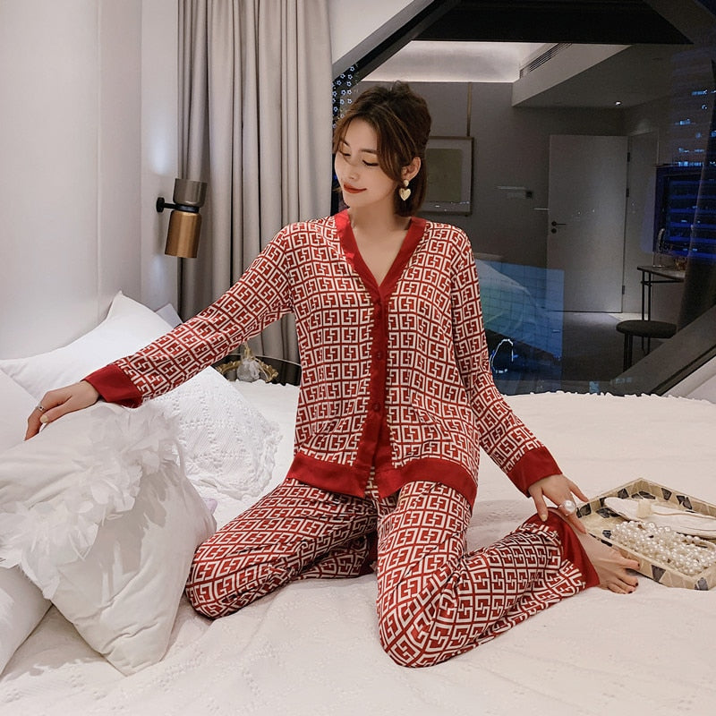Maeva - Pyjama en simili soie