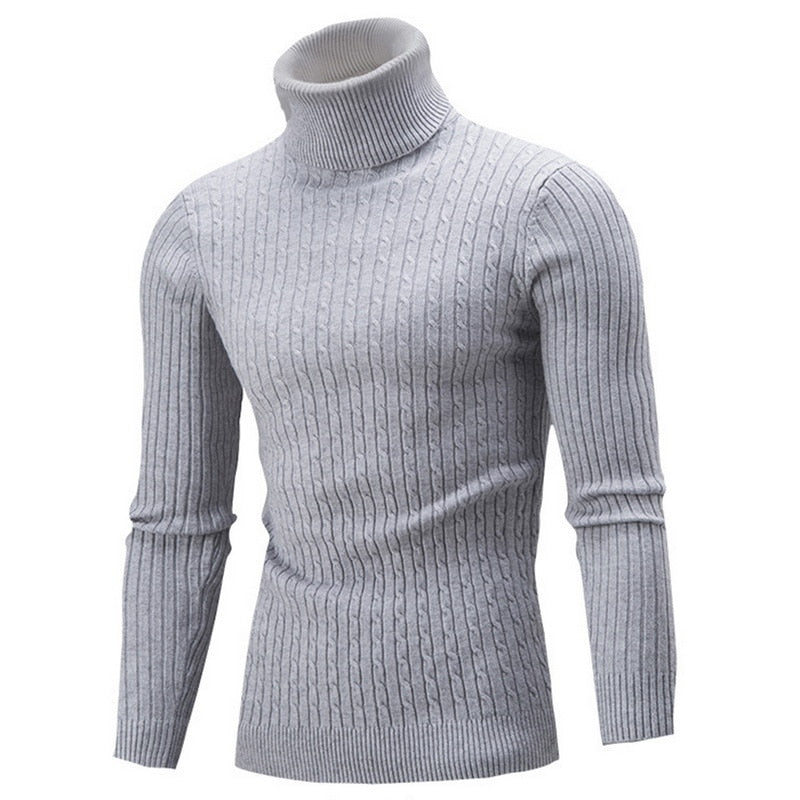 Thomas - Pull col roulé tricoté