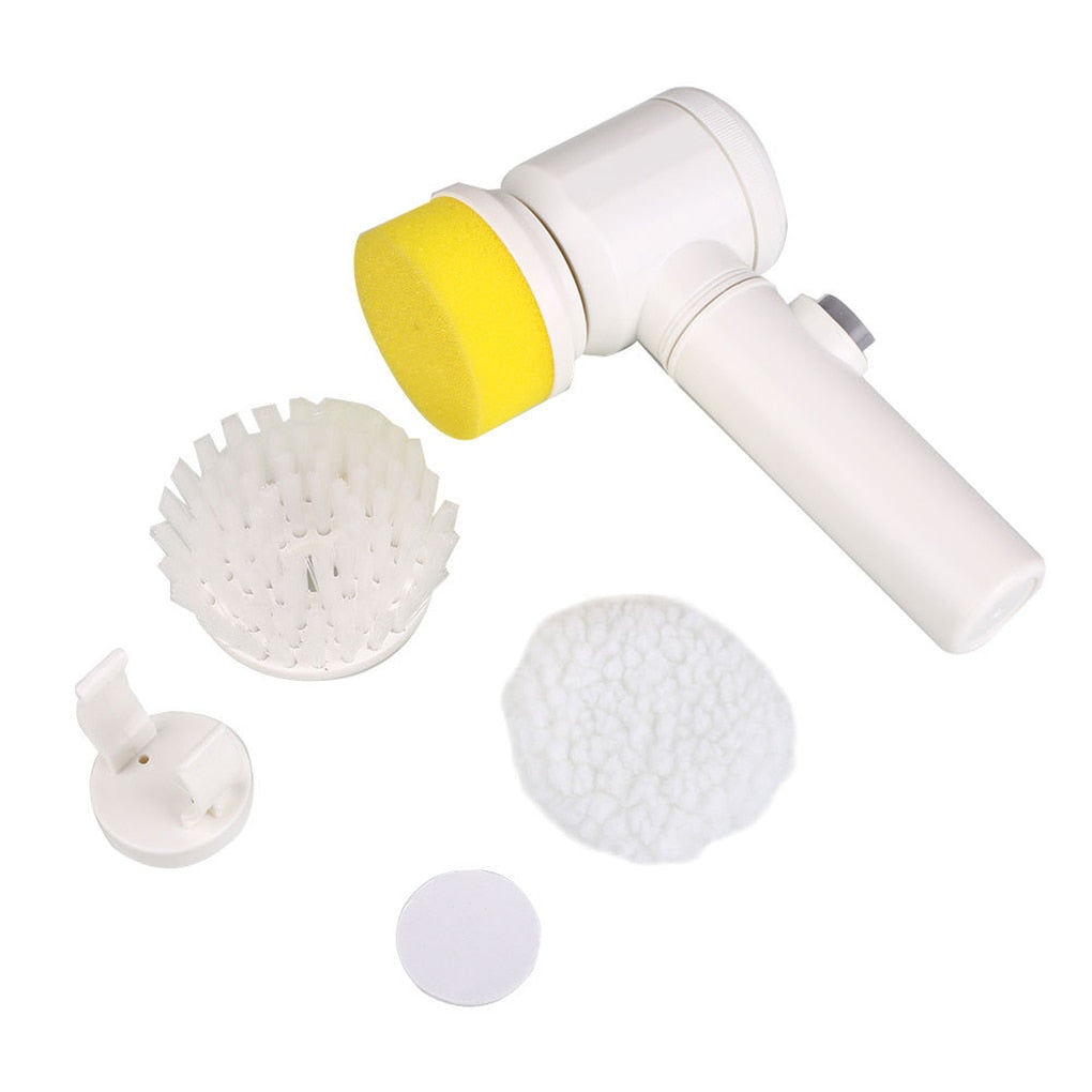Brosse de nettoyage électrique multitâches - 3 pièces