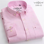Chemise OXFORD en coton à manches longues