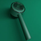 Brosse à cheveux auto nettoyante