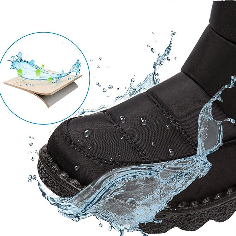 Ana - Bottines imperméables à plateformes pour femme