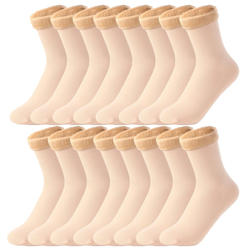 8x Paire de chaussettes thermiques