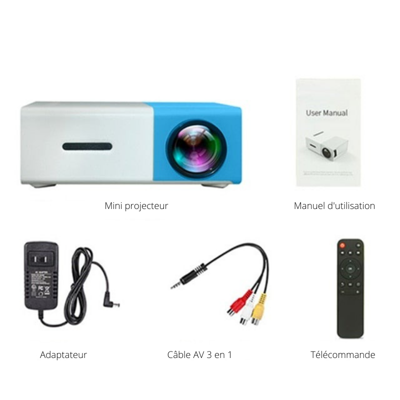Mini projecteur portable