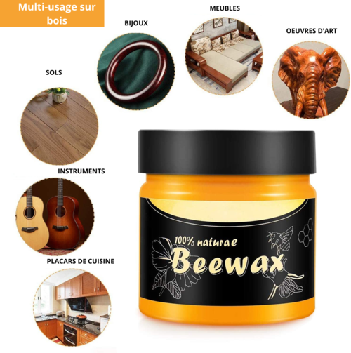 1 ACHETÉ = 1 OFFERT ! Cire d'abeille naturelle rénovatrice de bois