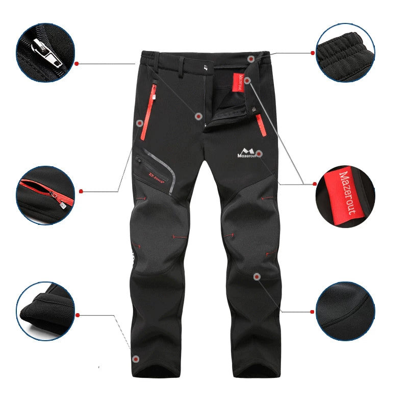 Pantalon tactique imperméable ULTRA CHAUD pour homme