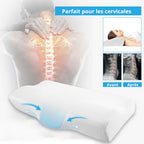 Oreiller rafraichissant à mémoire de forme
