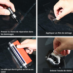 Résine de réparation verre et vitre